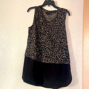 Cheetah print shirt/ tank